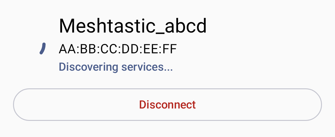 Connecting status