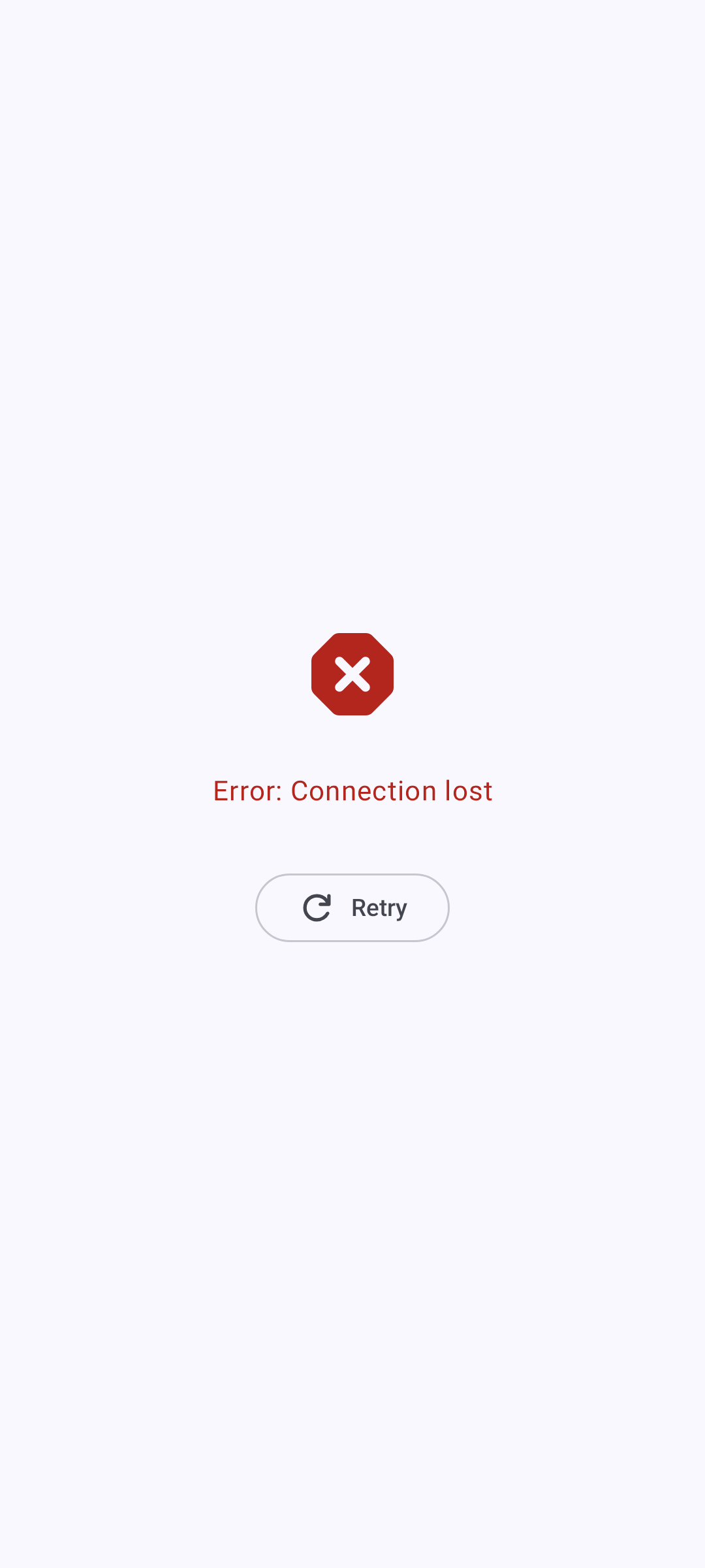 Firmware update error