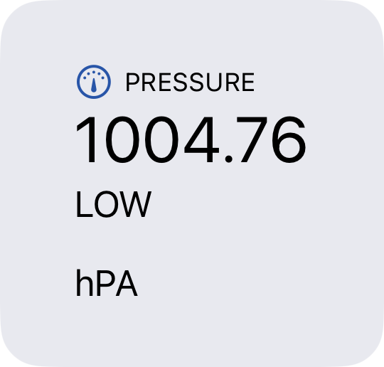 Pressure low